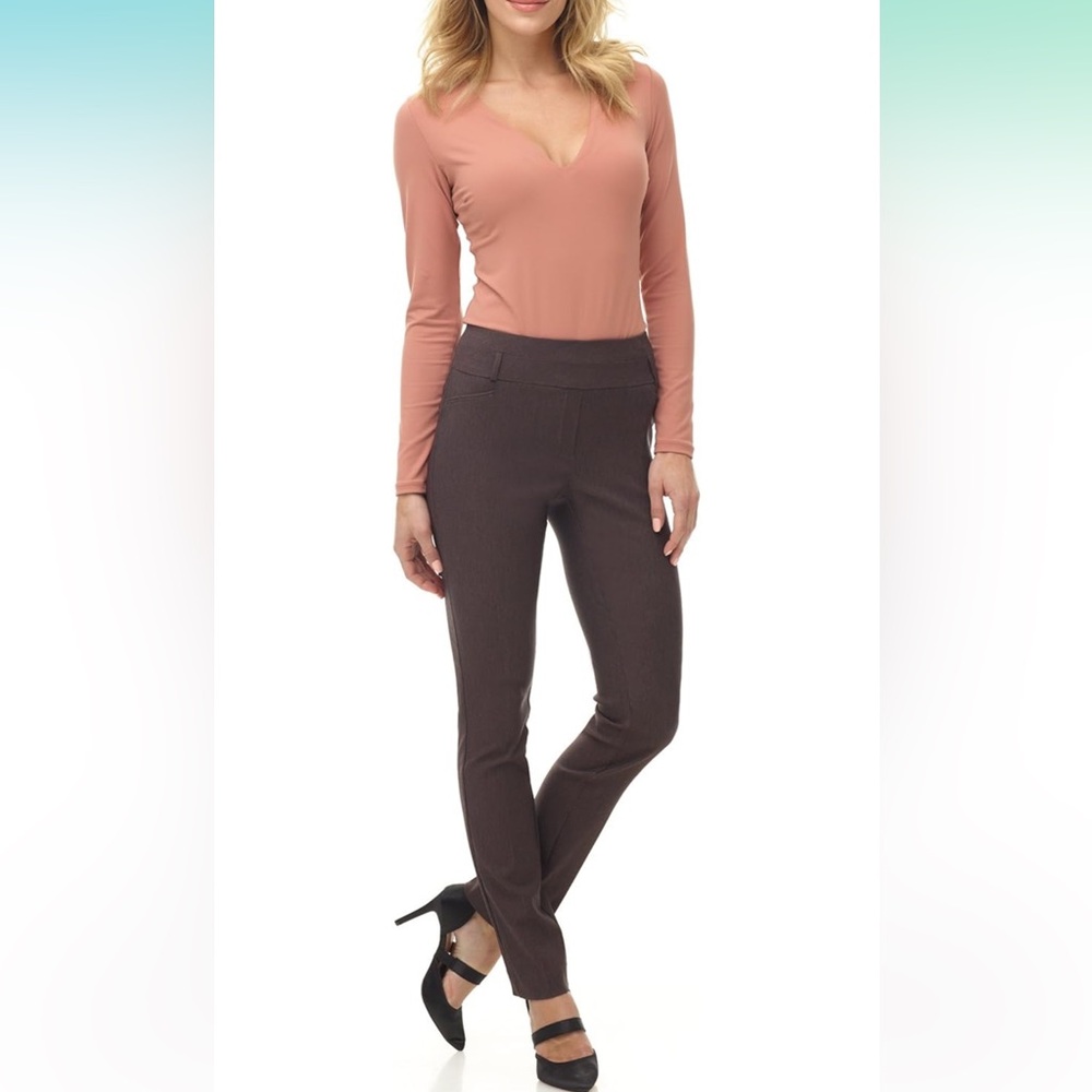 Rekucci Brown Women’s Slim Fit Pants